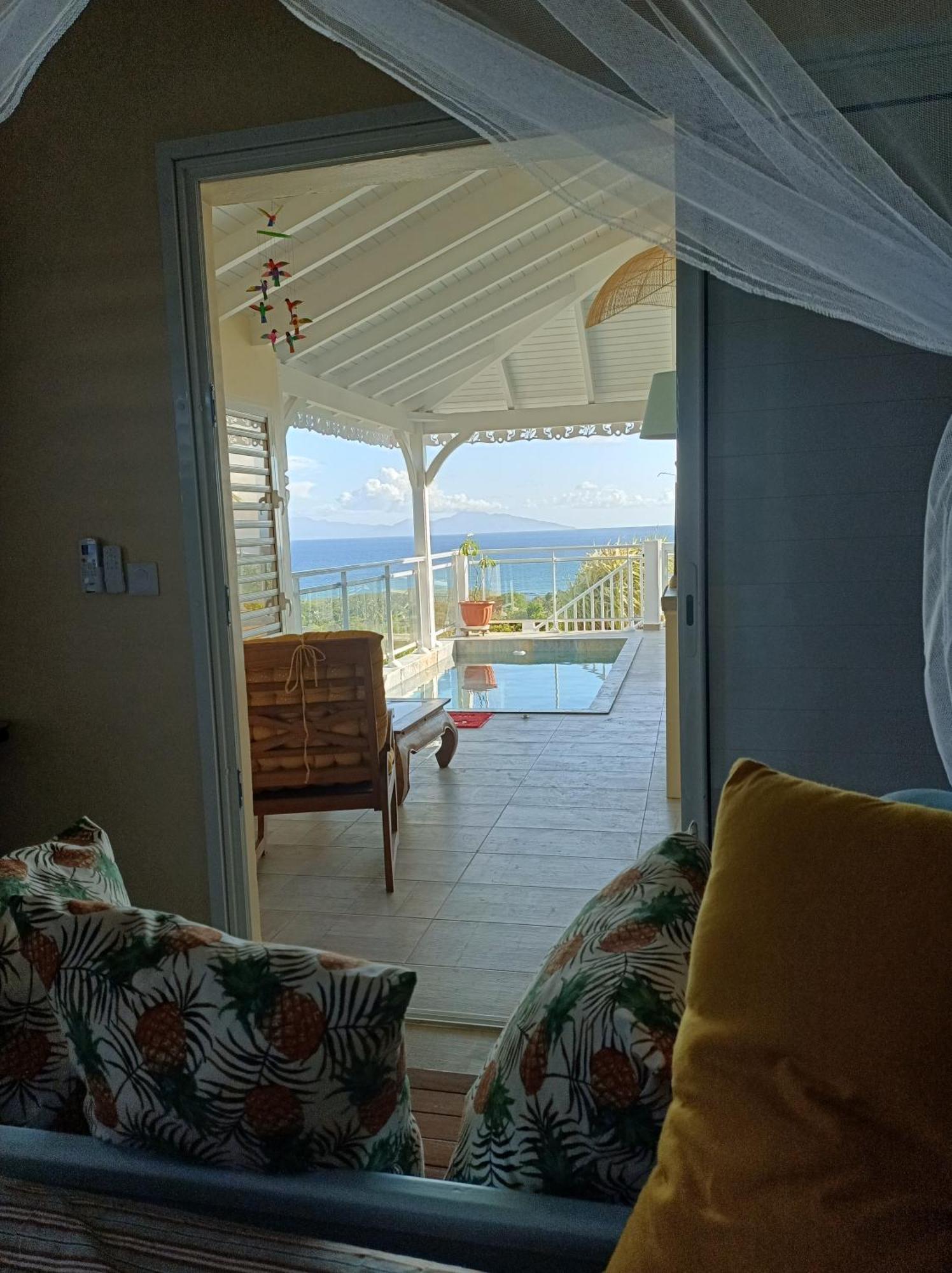 Aux Colibris Amoureux : Loft De Standing Avec Vue Mer Grand-Bourg  Ngoại thất bức ảnh